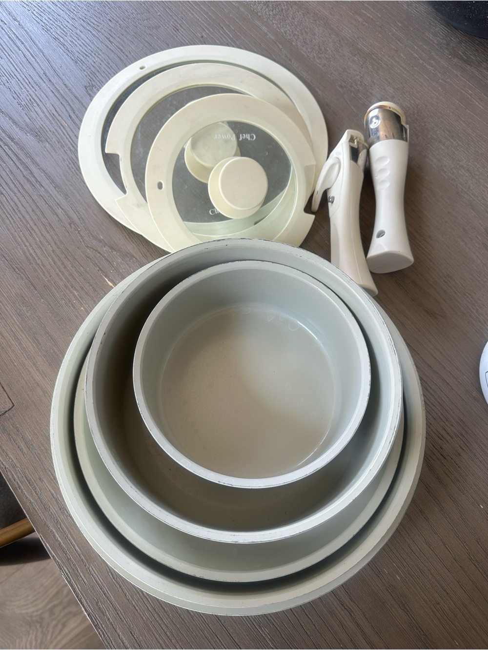 chef power cermic cookware set